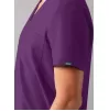 Men's Classic V-Neck Top A6006 Eggplant