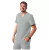 Medicīniskā blūze A6006 gaiši pelēka