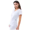 Women’s Sweetheart V-neck Scrub Top P4210 White