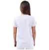 Women’s Sweetheart V-neck Scrub Top P4210 White