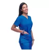 Women's Elevated V-neck Scrub Top P4212 Royal Blue