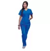 Women's Elevated V-neck Scrub Top P4212 Royal Blue