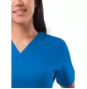 Women's Elevated V-neck Scrub Top P4212 Royal Blue