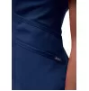 Women's Modern V-Neck Scrub Top P7002 Navy