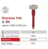 Filcs, piesūcināts ar dimanta daļiņām, ar turētāju 260RA