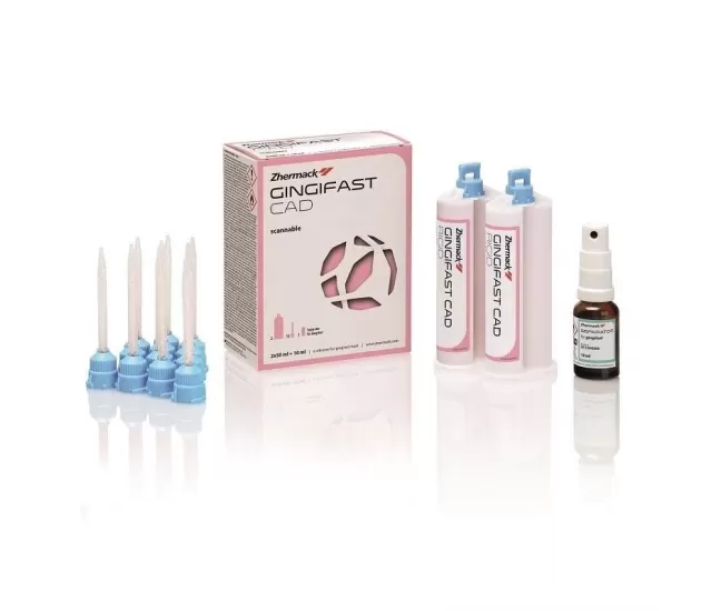 A silicone Gingifast CAD rigid, 2 x 50 ml