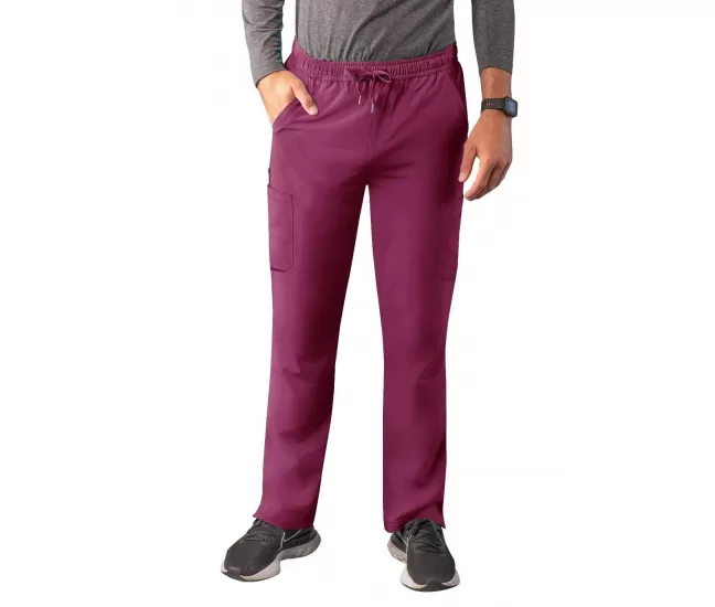 Men's Slim Leg Cargo Pant A6106 Wine