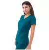 Women’s Sweetheart V-neck Scrub Top P4210 Caribbean Blue