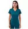 Women’s Sweetheart V-neck Scrub Top P4210 Caribbean Blue