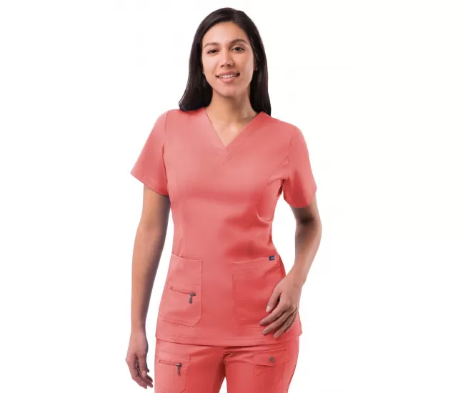 Medicīniskā blūze P4212 gaiši rozā