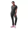 Women's Modern V-Neck Scrub Top P7002 Pewter