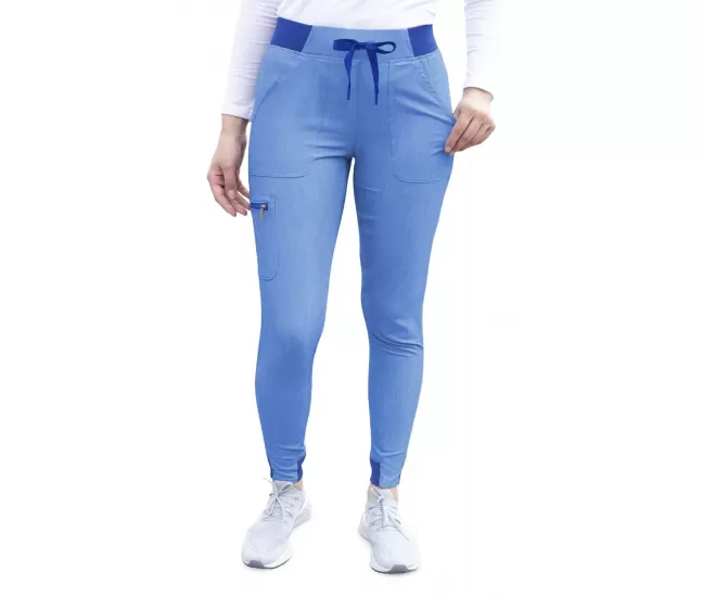 Ultimate Yoga Jogger Pant P7104 Heather French Blue