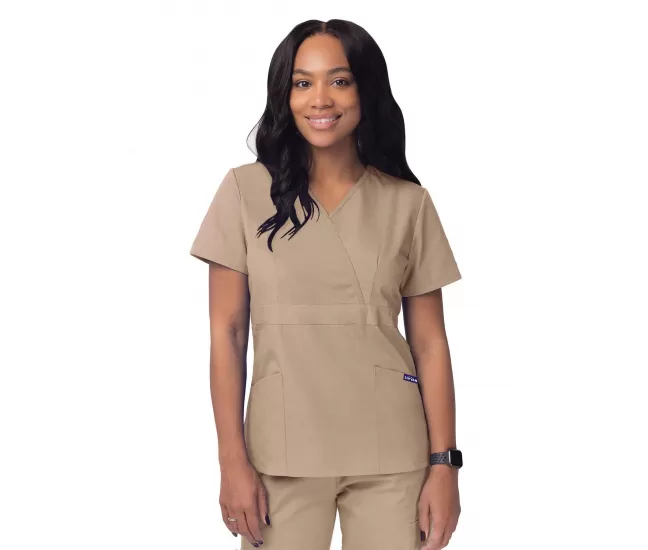 Medicīniskā blūze S8302 haki krāsā