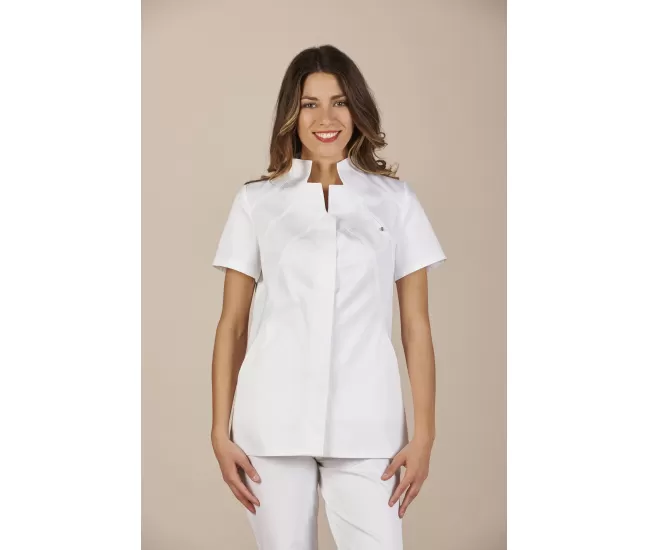 Medical elegant T-shirt Vevey white