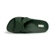 Orthopedic leather opened slippers Dr. Luigi, green