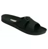 Orthopedic leather opened slippers Dr. Luigi, green