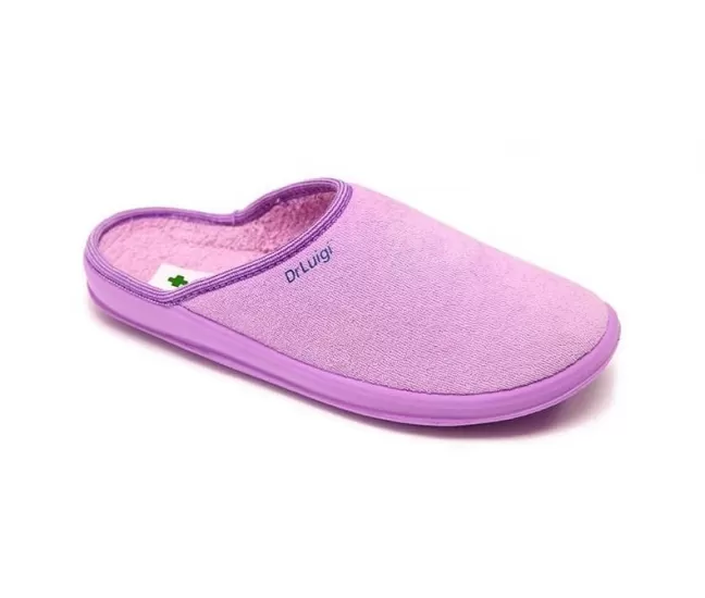 Orthopedic textile slippers DrLuigi, violet