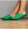 Orthopedic textile slippers DrLuigi, green
