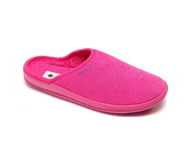 Ortopēdiskās tekstila čības DrLuigi, fuksijas rozā (fuksijas)