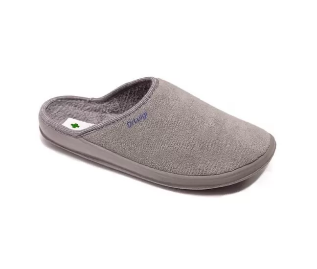 Orthopedic textile slippers DrLuigi, grey