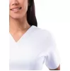 Women's Elevated V-neck Scrub Top P4212 White