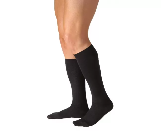 Medicīniskās kompresijas zeķes vīriešiem līdz ceļgalam, nosedz pirkstus, JOBST for Men Casual