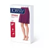 Medical compression stockings, thigh high, with silicone band, covering the toes, CCL1, JOBST Opaque