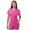 Women's Elevated V-neck Scrub Top P4212 Fruit Punch