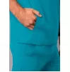 Medicīniskā blūze A6010 zilganzaļa (zilganzaļa)