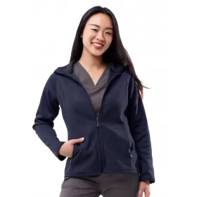 Performance Full Zip Bonded Fleece Jacket P7202 Navy