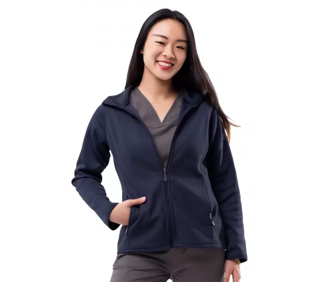 Performance Full Zip Bonded Fleece Jacket P7202 Navy