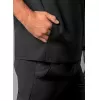 Men's Modern V-Neck Top A6010 Black