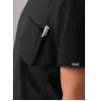 Men's Modern V-Neck Top A6010 Black