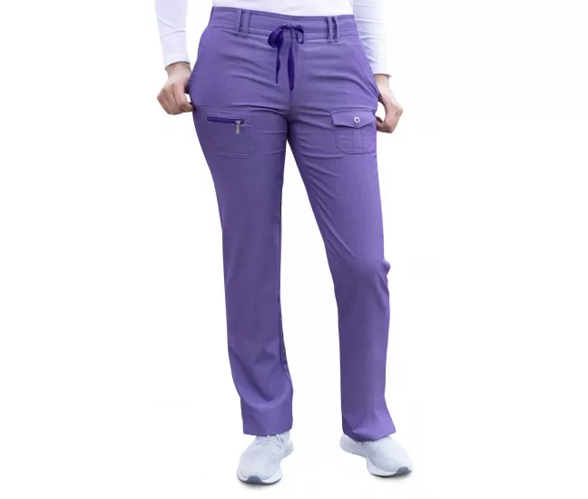 Медицинские брюки P4100, фиолетовые (виноградные)