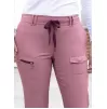 Women's Slim Fit 6 Pocket Pant P4100 Heather Wine