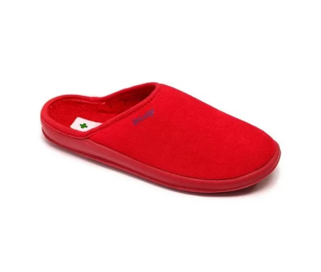 Orthopedic textile slippers DrLuigi, red
