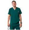 Men's Modern V-Neck Top A6010 Dark Teal Men's Modern V-Neck Top A6010 Dark Teal