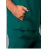 Men's Modern V-Neck Top A6010 Dark Teal Men's Modern V-Neck Top A6010 Dark Teal