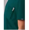 Men's Modern V-Neck Top A6010 Dark Teal Men's Modern V-Neck Top A6010 Dark Teal