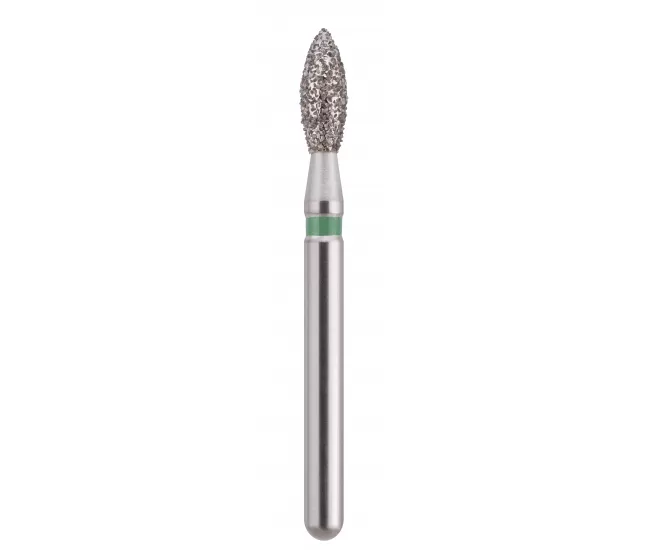 Diamond bur 257/368 for turbine handpiece, (the price is for 1 piece, in a package of 5 pieces)