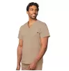 Unisex V Neck Tunic 1 Pocket 6011 Khaki