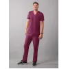 Men's Classic V-Neck Top A6006 Wine