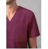 Men's Classic V-Neck Top A6006 Wine