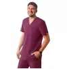Men's Classic V-Neck Top A6006 Wine