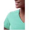 Women's Modern V-Neck Scrub Top P7002 Aqua Women's Modern V-Neck Scrub Top P7002 Aqua