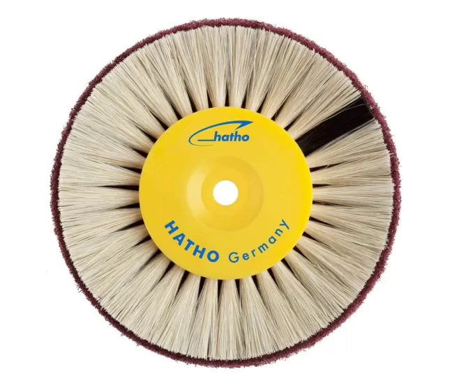 Chungking bristles brush with Scotch Brite insert 2 rows, straight, 80 mm