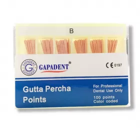 Gutta Percha Points, A~D, 100 pcs.