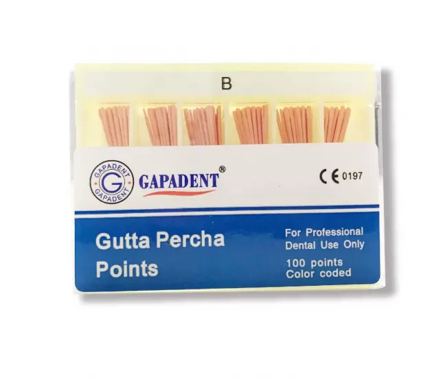 Gutapercha palīgtapas A~D, 100 gab.