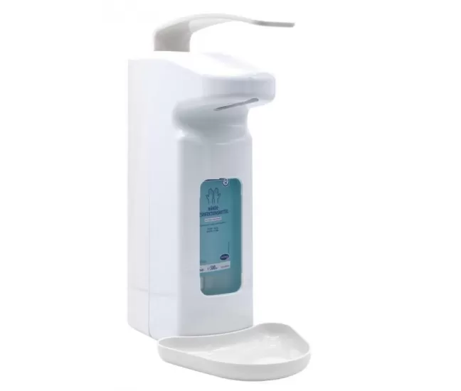 Manuālais dezinfekcijas līdzekļa dozators, 0,5 l un 1 l tvertnēm, bez sūkņa