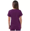 Women’s Sweetheart V-neck Scrub Top P4210 Eggplant